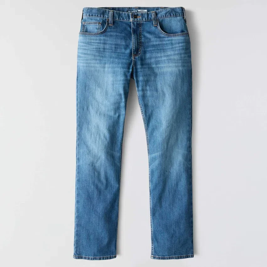 Slanke, taps toelopende, Rugged Flex-werkjeans voor heren