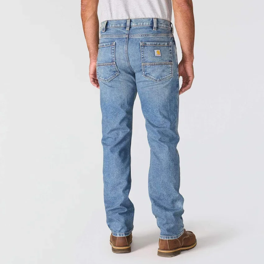 Slim Straight Rugged Flex-werkjeans voor heren