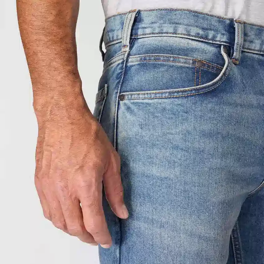 Slim Straight Rugged Flex-werkjeans voor heren