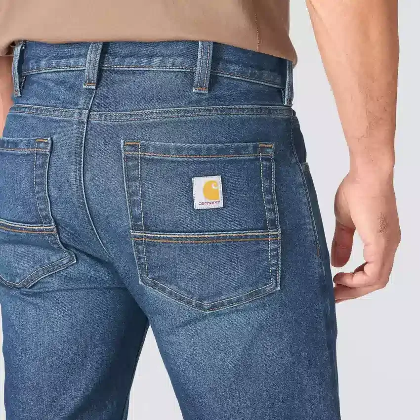 Slim Straight Rugged Flex-werkjeans voor heren