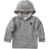 Sweatshirt met lange armstukken en halve rits voor jongens (baby/peuter)