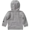 Sweatshirt met lange armstukken en halve rits voor jongens (baby/peuter)