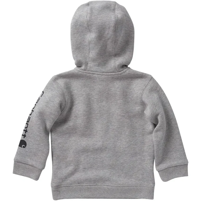Sweatshirt met lange armstukken en halve rits voor jongens (baby/peuter)