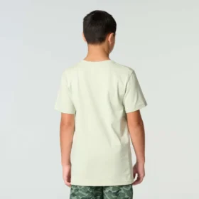 T-shirt met korte armstukken en hertenprint voor jongens (kinderen/jeugd)