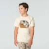 T-shirt met korte armstukken en voertuigprint voor jongens (kind/peuter/jeugd)
