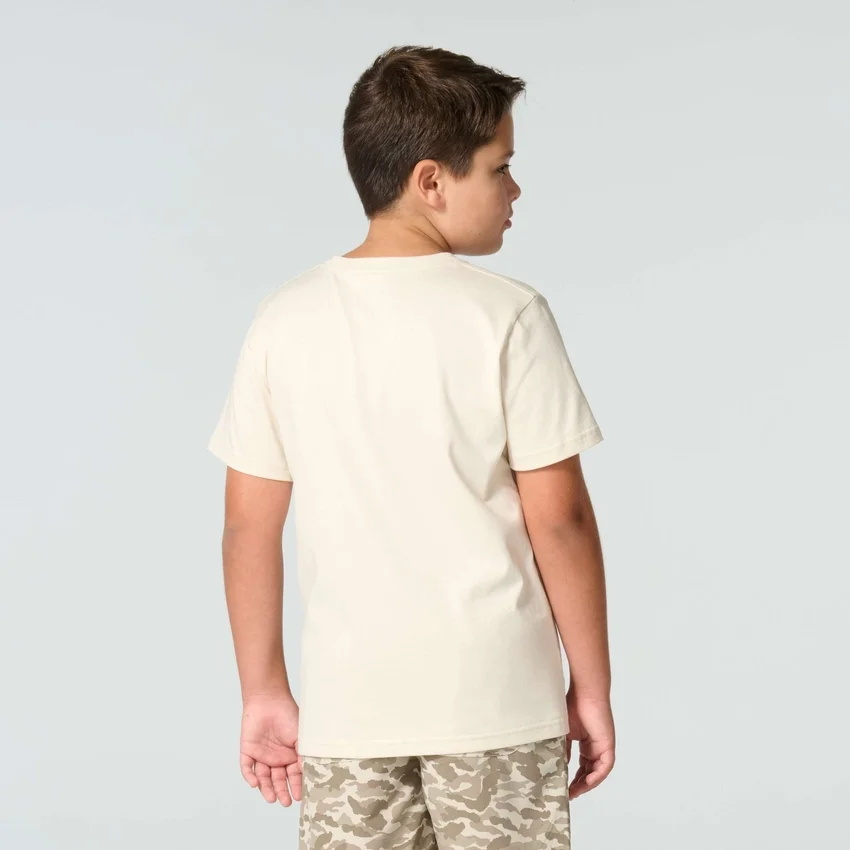 T-shirt met korte armstukken en voertuigprint voor jongens (kind/peuter/jeugd)