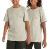 T-shirt met korte armstukken en zak voor kinderen (peuters/kinderen/jeugd)