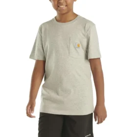 T-shirt met korte armstukken en zak voor kinderen (peuters/kinderen/jeugd)