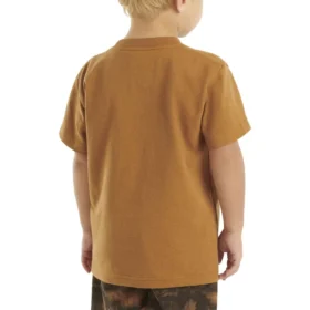 T-shirt met korte armstukken en zak voor kinderen (peuters/kinderen/jeugd)