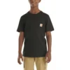 T-shirt met korte armstukken en zak voor kinderen (peuters/kinderen/jeugd)