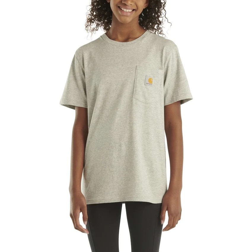 T-shirt met korte armstukken en zak voor kinderen (peuters/kinderen/jeugd)