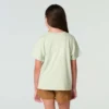T-shirt met korte armstukken en zakje voor meisjes (kind/peuter/jeugd)