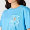 Tencel-overhemd met bloemenprint voor dames, losse pasvorm, lichtgewicht