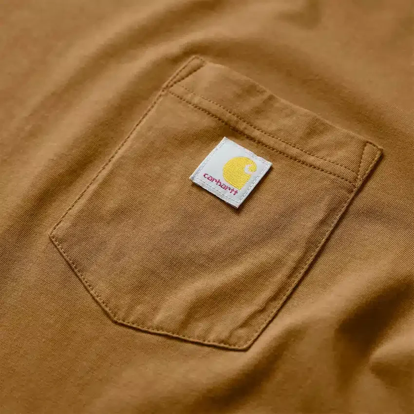 Tencel-overhemd met ronde hals, losse pasvorm en zak voor dames