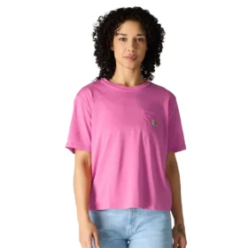 Tencel Sweatshirt met ronde hals, losse pasvorm en zak voor dames
