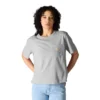 Tencel Sweatshirt met ronde hals, losse pasvorm en zak voor dames