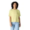 Tencel Sweatshirt met ronde hals, losse pasvorm en zak voor dames