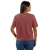 Tencel Sweatshirt met ronde hals, losse pasvorm en zak voor dames