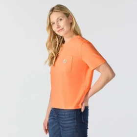 Tencel Sweatshirt met ronde hals, losse pasvorm en zak voor dames