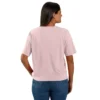 Tencel Sweatshirt met ronde hals, losse pasvorm en zak voor dames