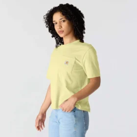 Tencel Sweatshirt met ronde hals, losse pasvorm en zak voor dames