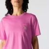 Tencel Sweatshirt met ronde hals, losse pasvorm en zak voor dames