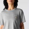 Tencel Sweatshirt met ronde hals, losse pasvorm en zak voor dames