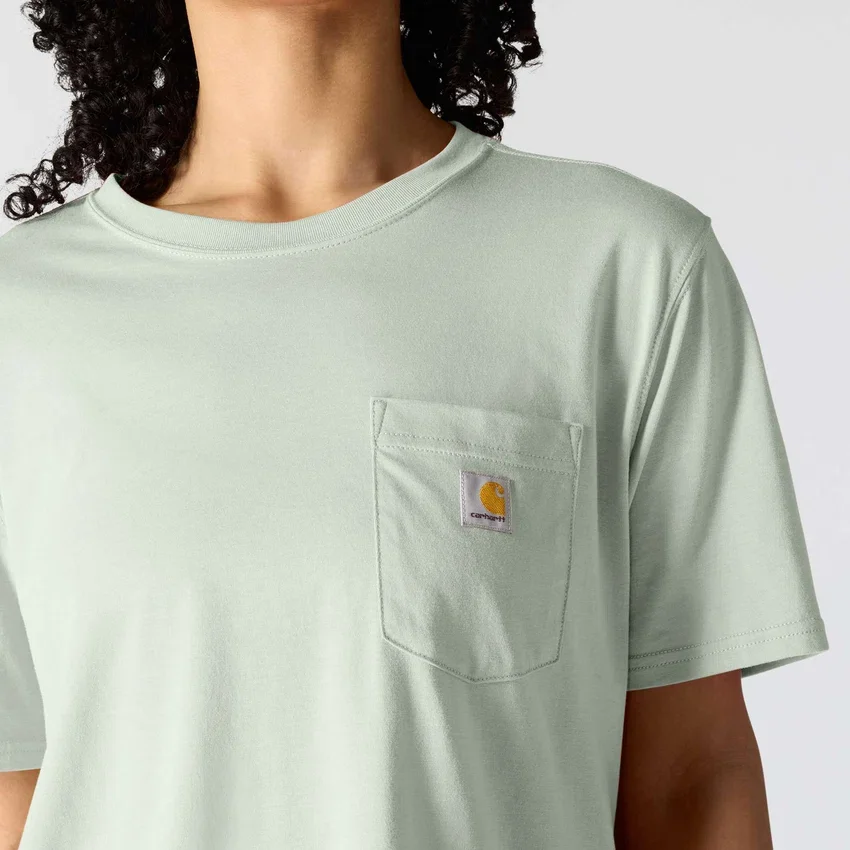 Tencel Sweatshirt met ronde hals, losse pasvorm en zak voor dames