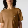 Tencel Sweatshirt met ronde hals, losse pasvorm en zak voor dames