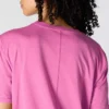 Tencel Sweatshirt met ronde hals, losse pasvorm en zak voor dames