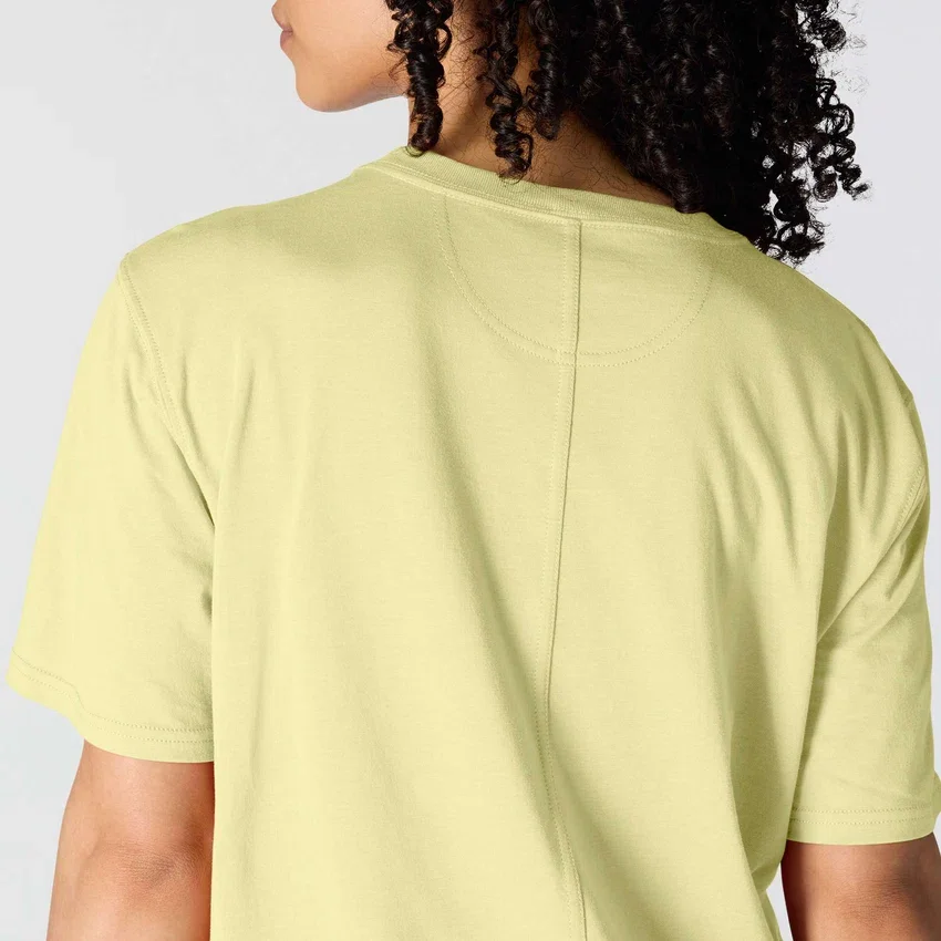 Tencel Sweatshirt met ronde hals, losse pasvorm en zak voor dames