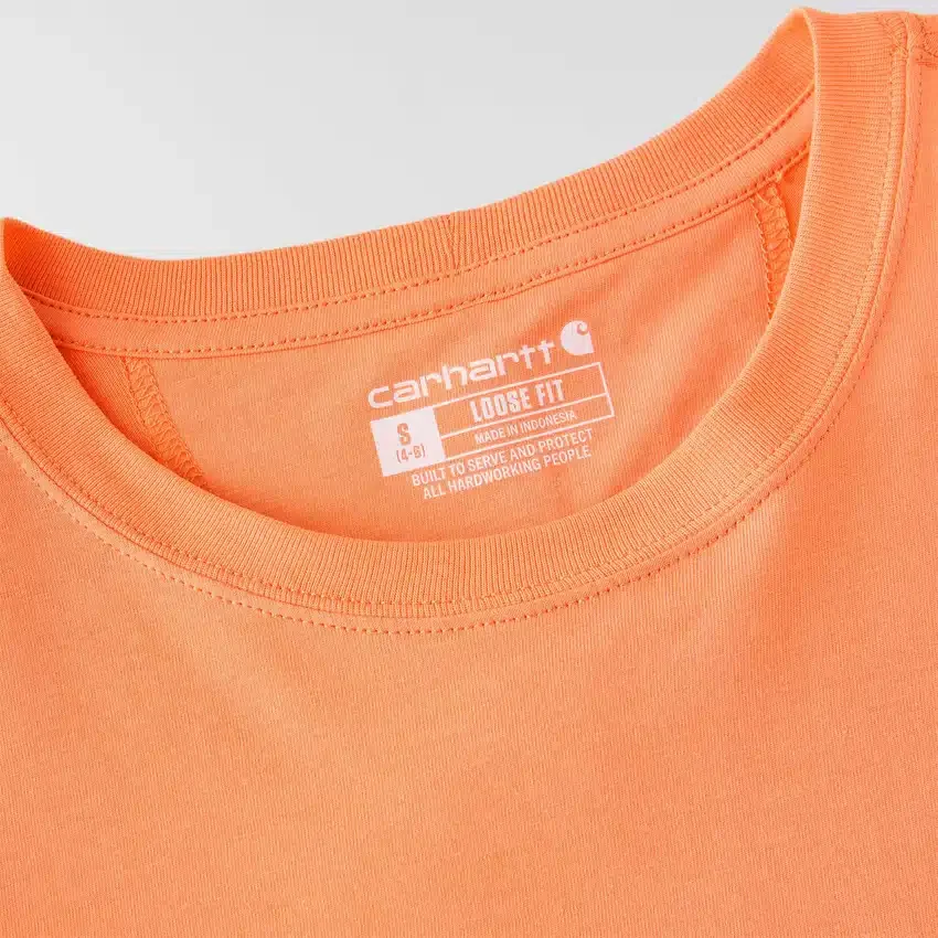 Tencel Sweatshirt met ronde hals, losse pasvorm en zak voor dames