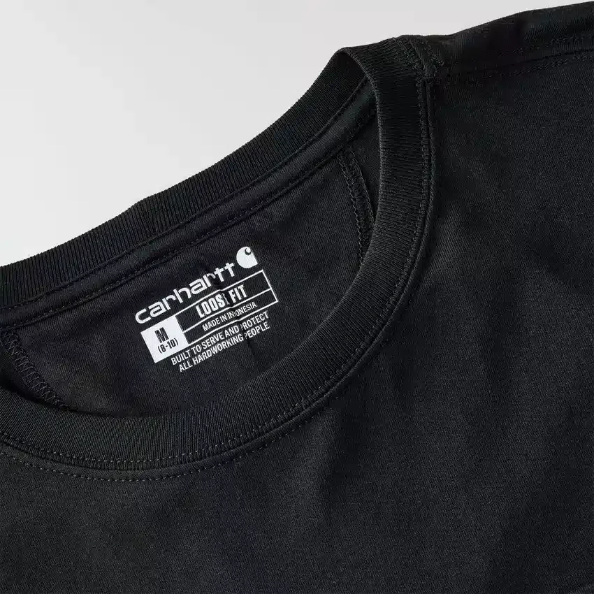 Tencel Sweatshirt met ronde hals, losse pasvorm en zak voor dames
