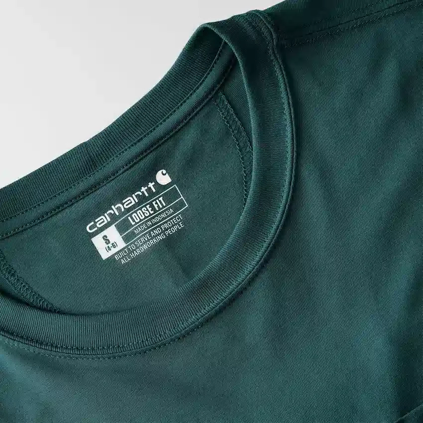 Tencel Sweatshirt met ronde hals, losse pasvorm en zak voor dames
