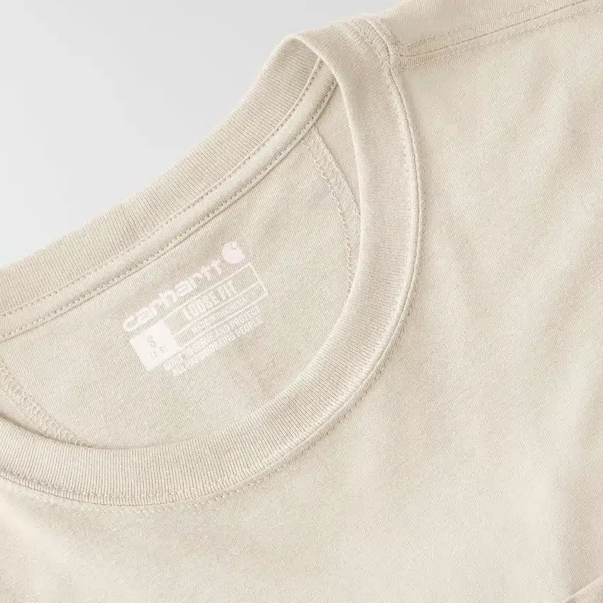 Tencel Sweatshirt met ronde hals, losse pasvorm en zak voor dames