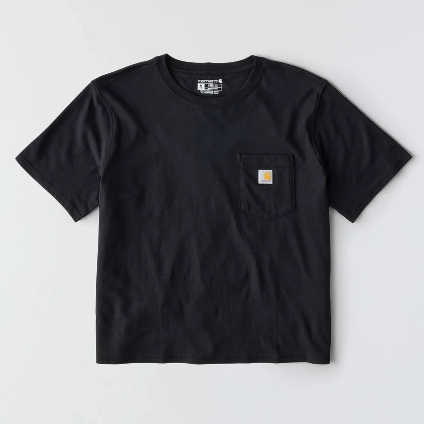 Tencel Sweatshirt met ronde hals, losse pasvorm en zak voor dames
