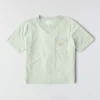 Tencel Sweatshirt met ronde hals, losse pasvorm en zak voor dames