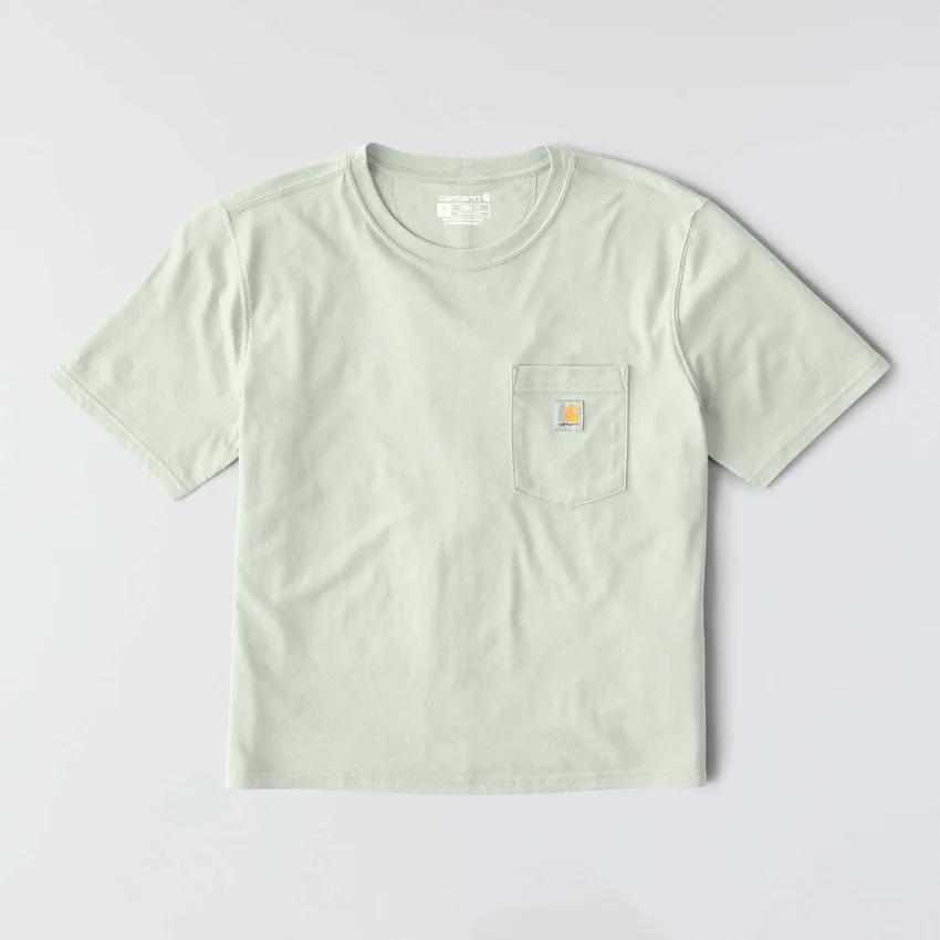 Tencel Sweatshirt met ronde hals, losse pasvorm en zak voor dames