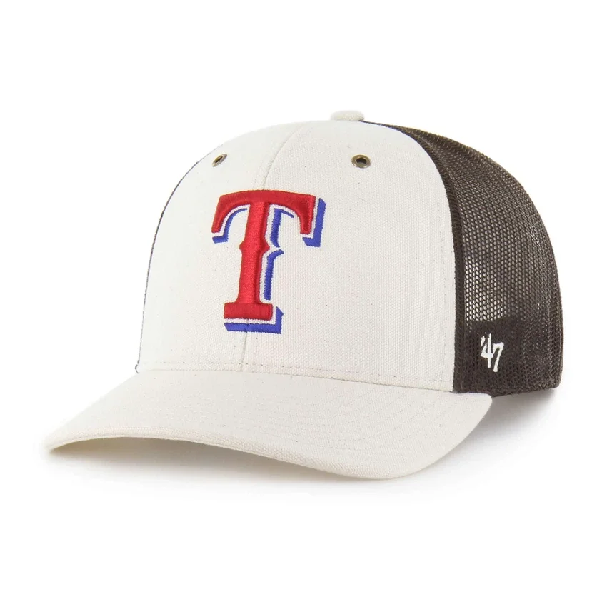 Texas Rangers '47 ongeverfde truckerpet
