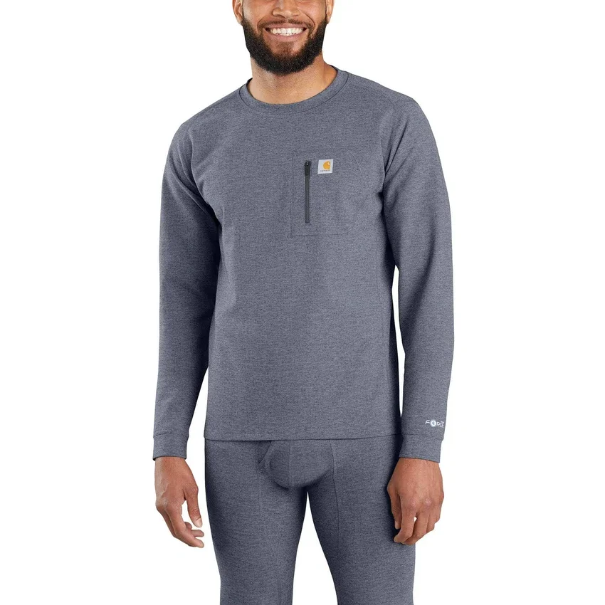 Thermisch overhemd voor heren - Carhartt Force® - Zwaar - Gemêleerd breiwerk