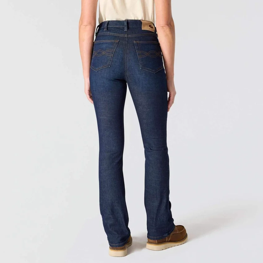 Tiller-jeans met hoge taille en bootcut voor dames