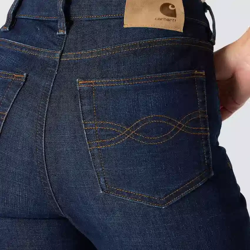 Tiller-jeans met hoge taille en bootcut voor dames