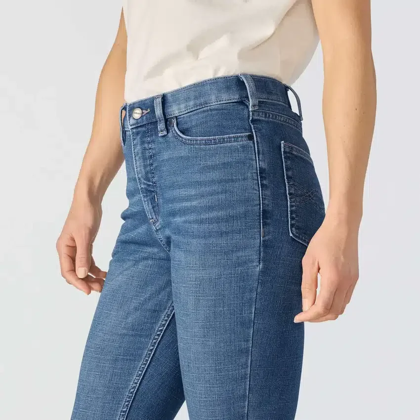 Tiller-jeans met hoge taille en bootcut voor dames