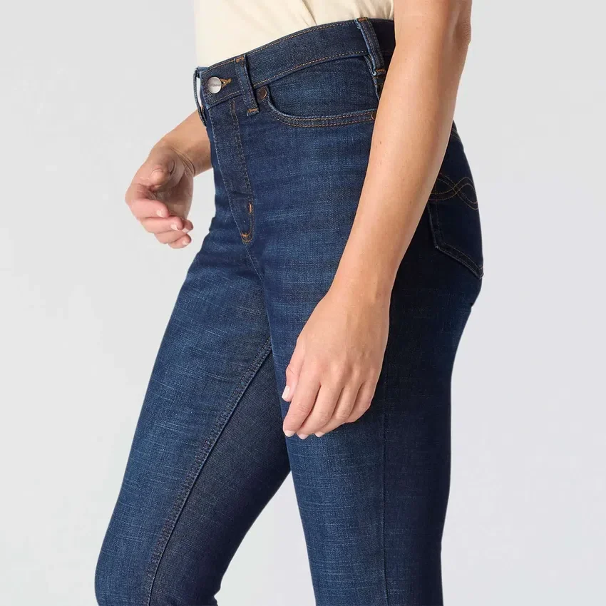 Tiller-jeans met hoge taille en bootcut voor dames
