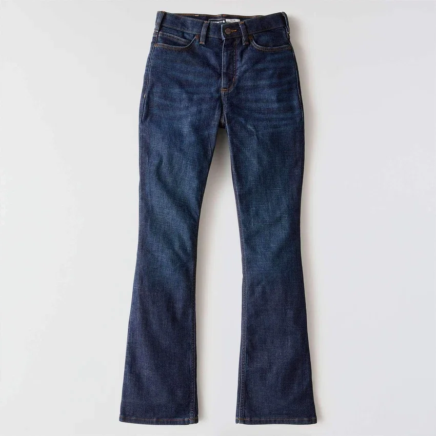 Tiller-jeans met hoge taille en bootcut voor dames