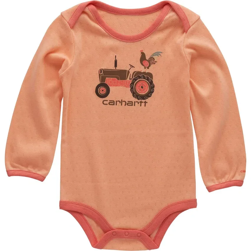 Tractor-rompertje met lange armstukken voor meisjes (baby)