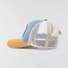 Truckerpet met canvas en mesh-achterkant en landelijke afbeelding