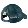 Truckerpet van canvas met mesh-achterkant en logo