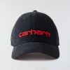 Truckerpet van canvas met mesh-achterkant en logo