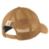 Truckerpet van canvas met mesh-achterkant en logo